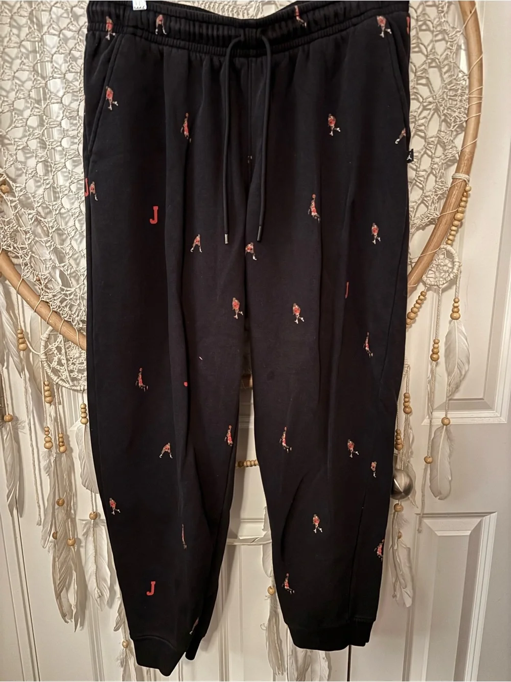 Air Jordan Black Joggers Size XXL A00413